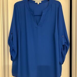 Chaus Royal Blue Women's Blouse